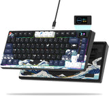 Womier S-K80 Teclado 75% con Pantalla Multimedia a Color Teclado Me...