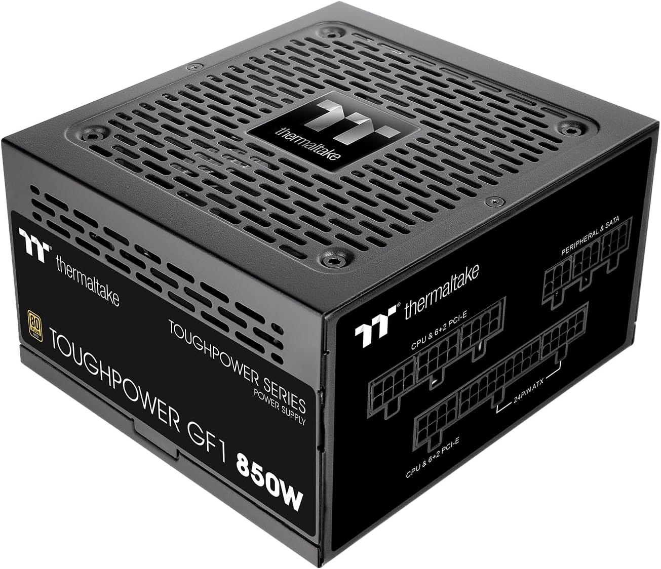 Thermaltake GF1 (2024) Fuente de alimentación ATX completamente mod...