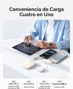 Baseus Banco de energía ultra delgado de 45 W, 10000 mAh, cables USB-C integrados, cargador portátil certificado CCC, esencial de viaje, carga rápida, tamaño de bolsillo, batería para iPhone 17 16