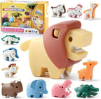 Juguetes magnéticos de construcción de animales para niños a partir de 3