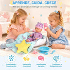 Lehoo Castle Juego de muñecas de bebé, muñeca de bebé de 12 pulgadas con