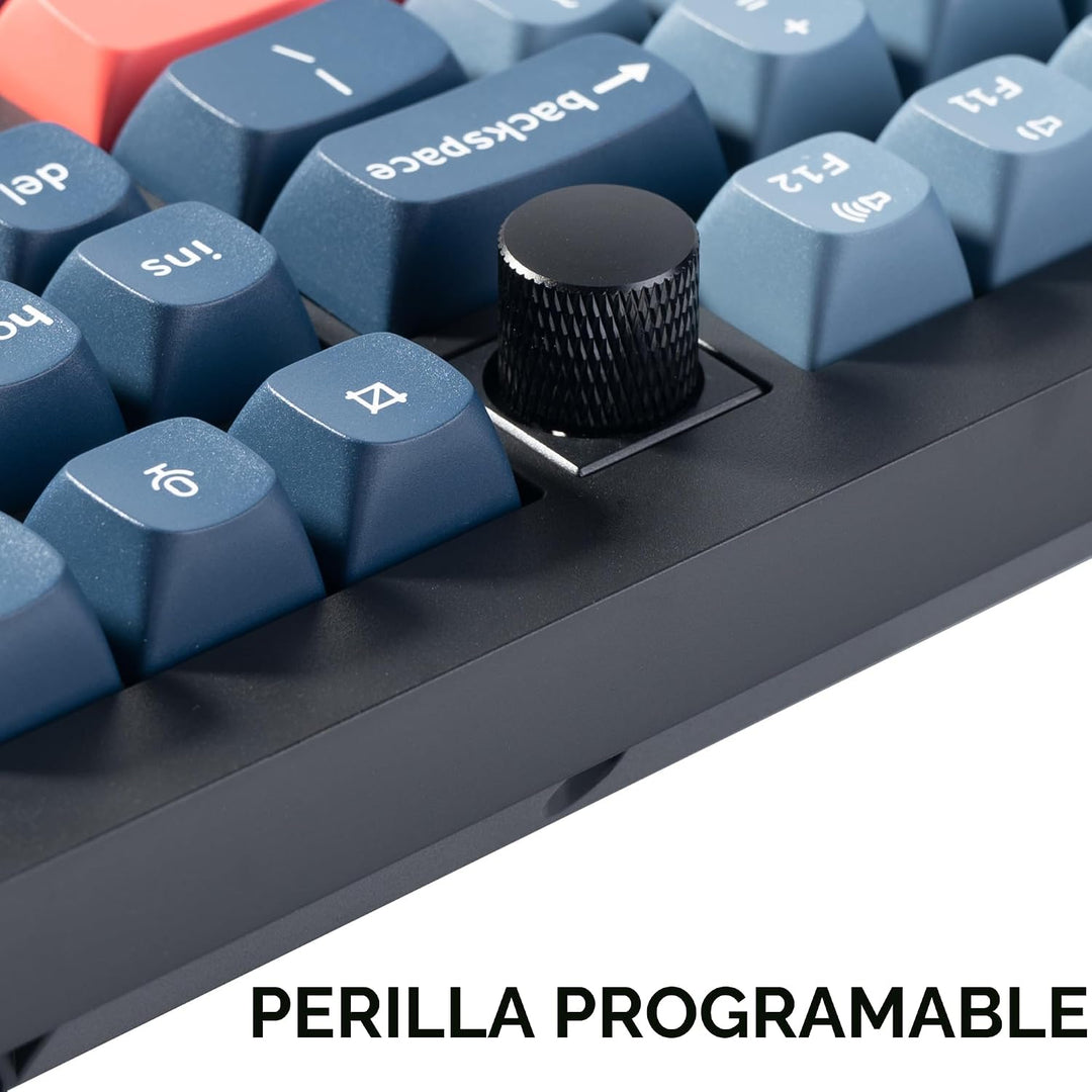 Keychron V6 Max Teclado Mecánico Inalámbrico Personalizable, 2.4 GH...