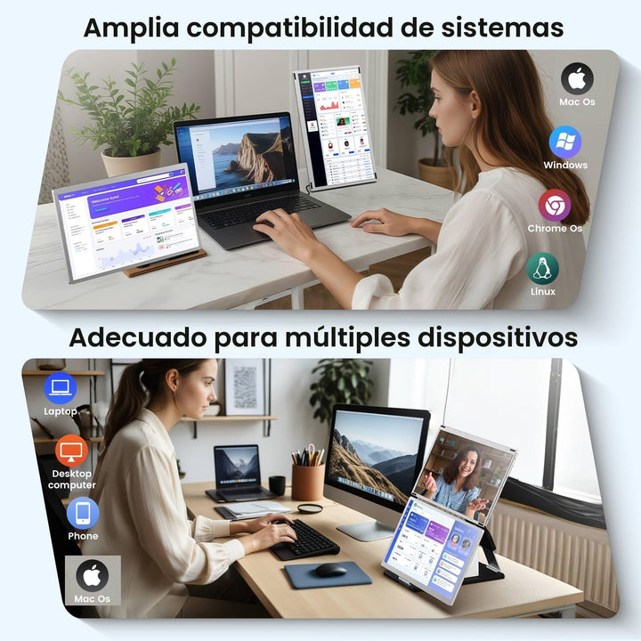 UK BONITOYS Extensor de pantalla para laptop de 15.6 pulgadas, exte...