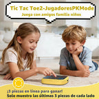 Juego de pernos recargables Tic-Tac-Toe, consola de rompecabezas de mano mejorada 4 en 1, juego de memoria educativo electrónico, juegos de mesa portátiles de viaje en automóvil para niños y adultos