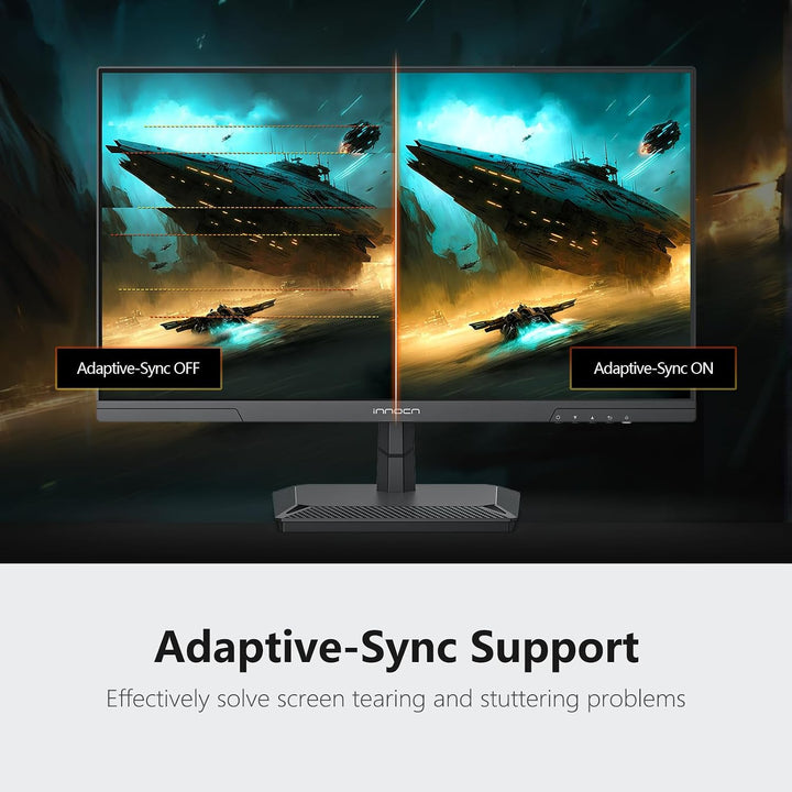 INNOCN Monitor de juegos de 24.5 pulgadas 1440P 240Hz QHD 2K para P...