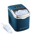 FRIGIDAIRE Máquina de hacer hielo compacta retro, hielo bala, 26 libras por día (azul)