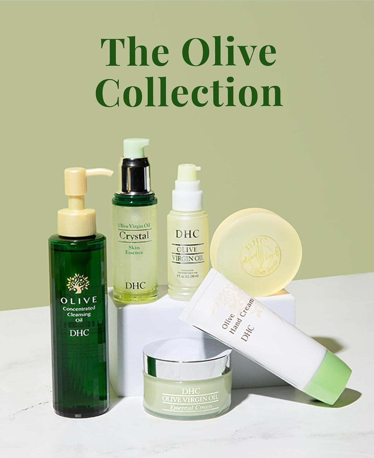 DHC Crema esencial de aceite virgen de oliva, hidratante, promueve...