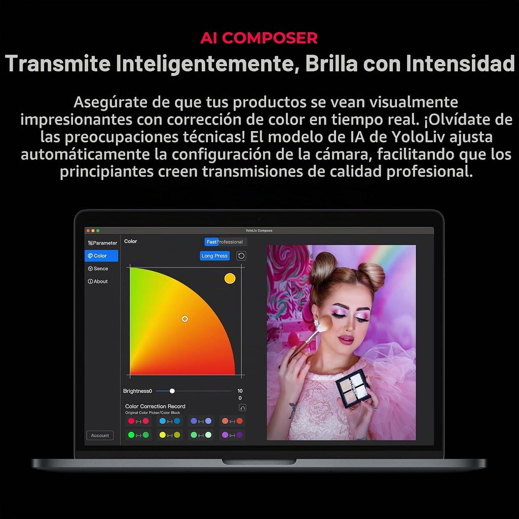 YOLOLIV YoloCam S7, cámara web de transmisión 4K60 con lente intercambiable