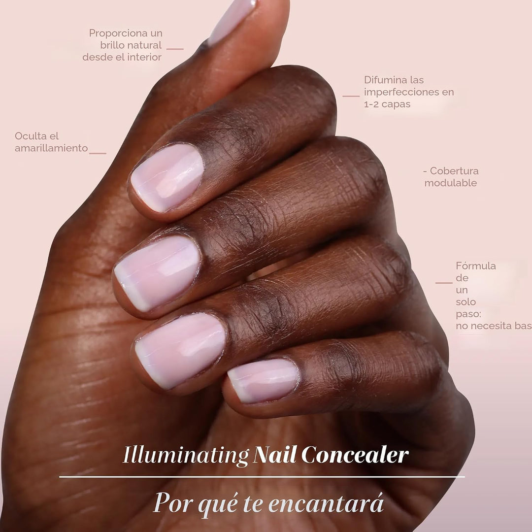 LONDONTOWN Corrector de uñas iluminador: esmalte de uñas brillante...