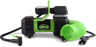 Inflador de neumáticos para casa Slime 40045, montado en pared 120V...