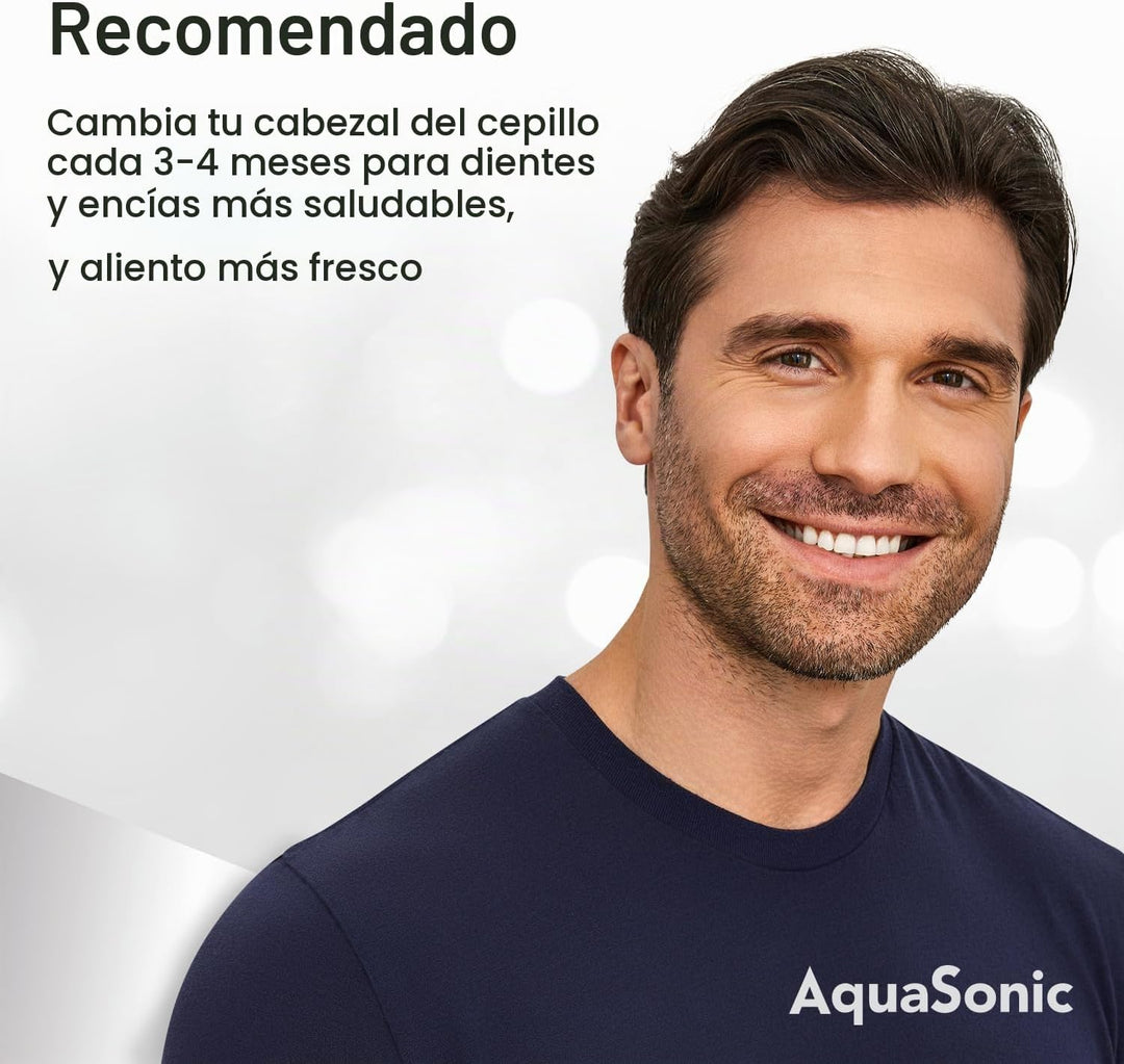 AquaSonic Genuine Duo Series Cabezales de cepillo de repuesto | par...