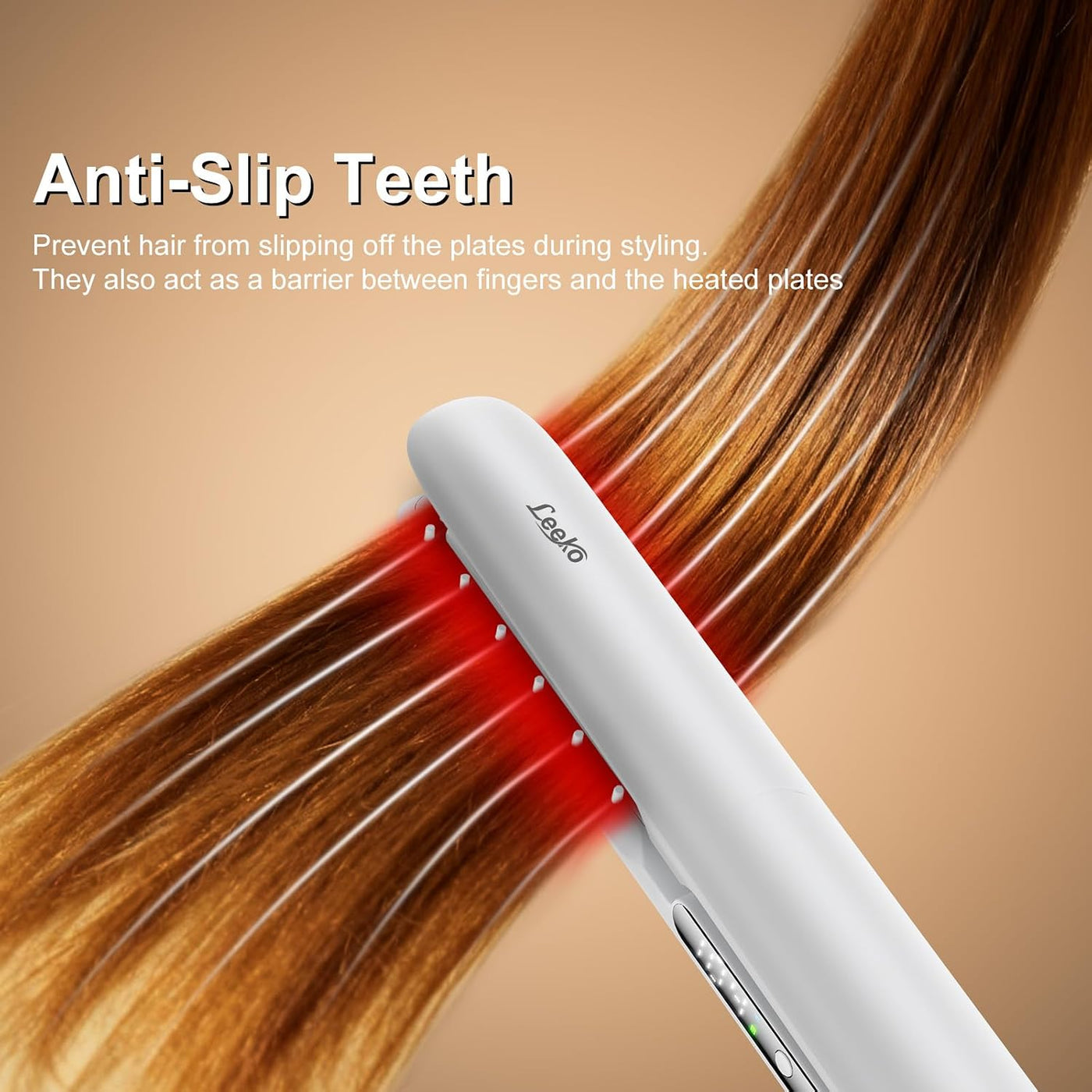 Plancha de pelo inalámbrica, con cable e inalámbrica de doble uso,...