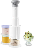 Cuisinart Máquina para hacer helados, 5 en 1, 3 tazas de mezcla de media