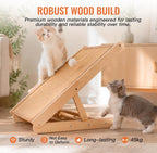Rampa de Acariciador de Gato de Sisal con Forma de L en L - Poste de Rasguño Ajustable