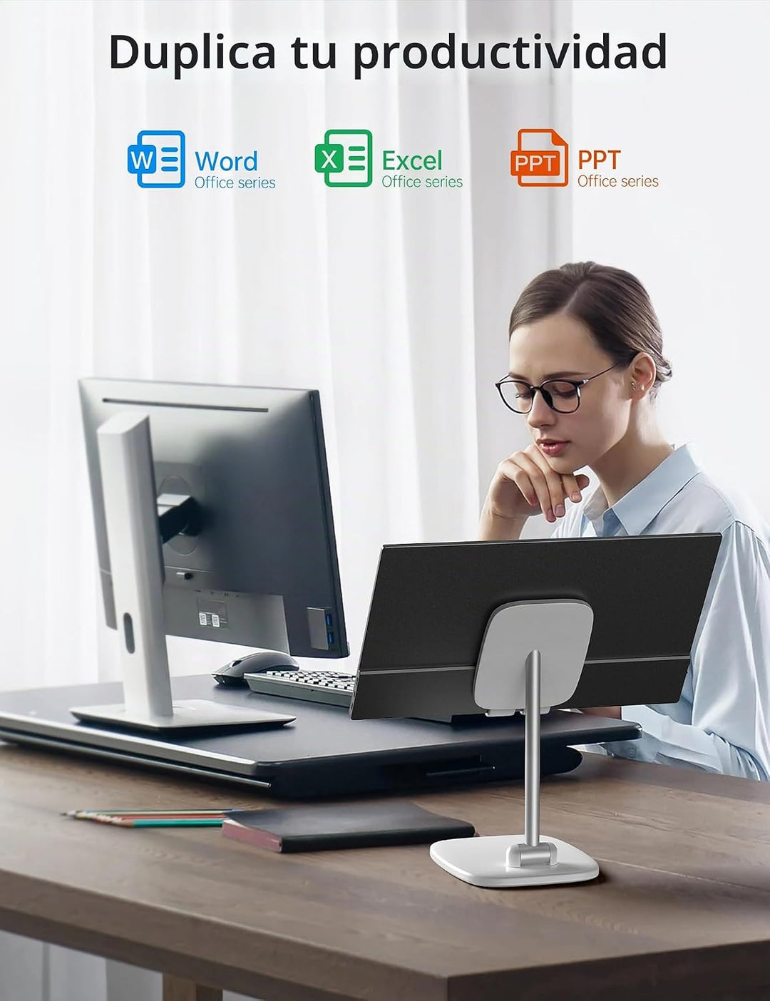 Anyuse Monitor portátil de 17.3 pulgadas, 1080P FHD, 144Hz, pantall...