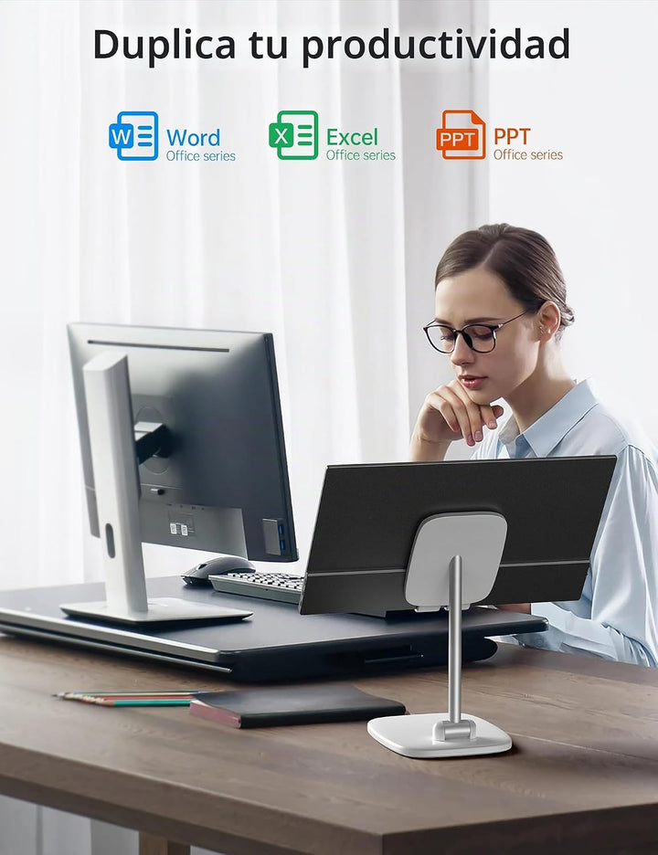 Anyuse Monitor portátil de 17.3 pulgadas, 1080P FHD, 144Hz, pantall...