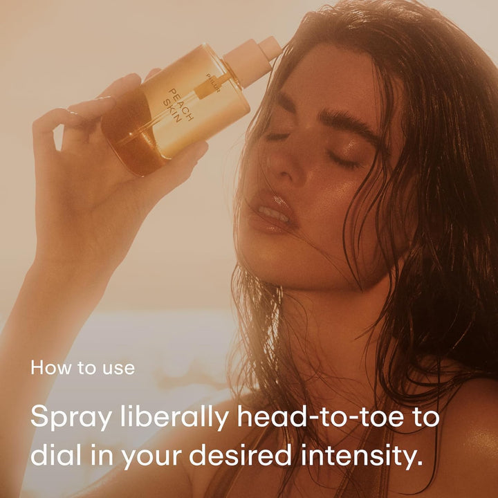PHLUR Peach Skin Body Mist \u2013 Fragancia para el cabello y el cu...