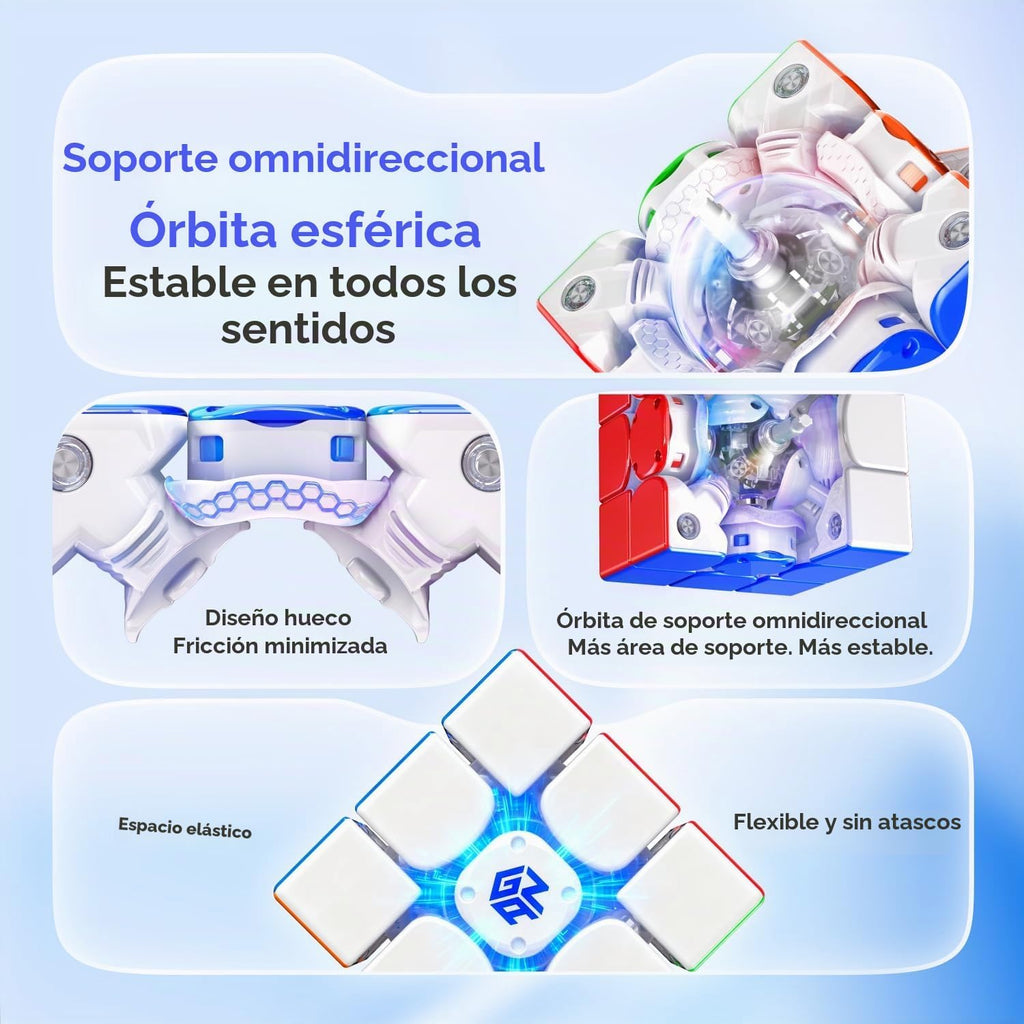 GAN i4 Leap, cubo de velocidad inteligente con GanPod para profesionales