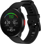 POLAR Pacer Ultra-Light GPS Fitness Tracker Smartwatch para corredores; S-L, para hombres o mujeres, Negro