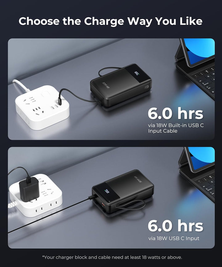 JOYFAR Cargador portátil - Power Bank - Batería esencial de viaje U...