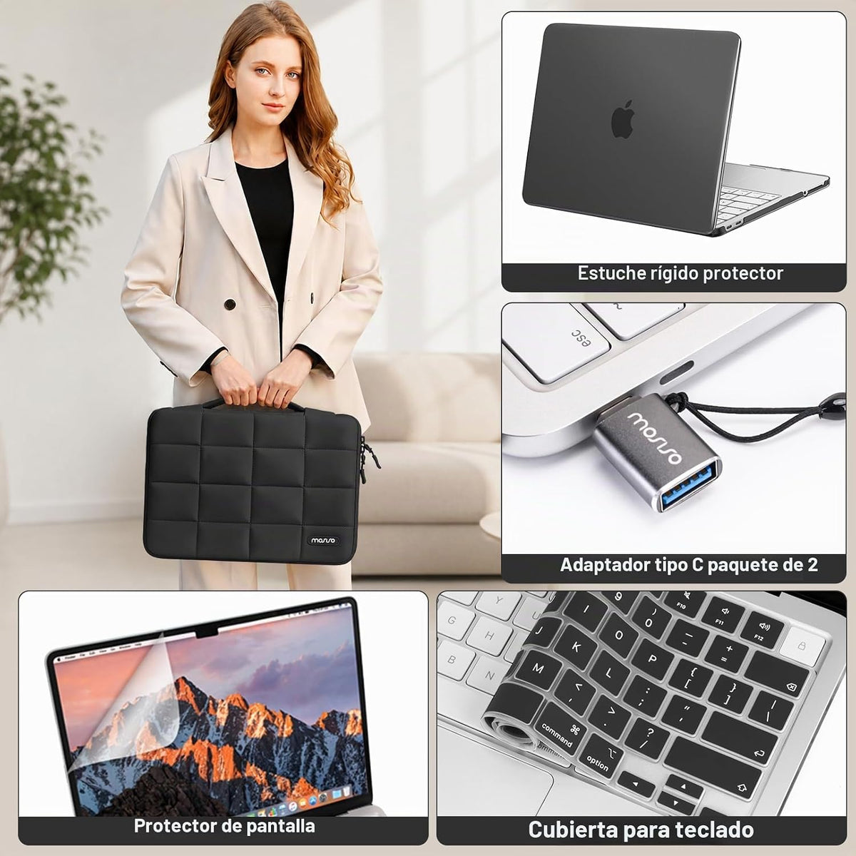 MOSISO Funda compatible con MacBook Neo de 13 pulgadas, versión 202...