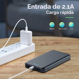 [Paquete de 2] Cargador portátil de batería de 10000 mAh, cargador...