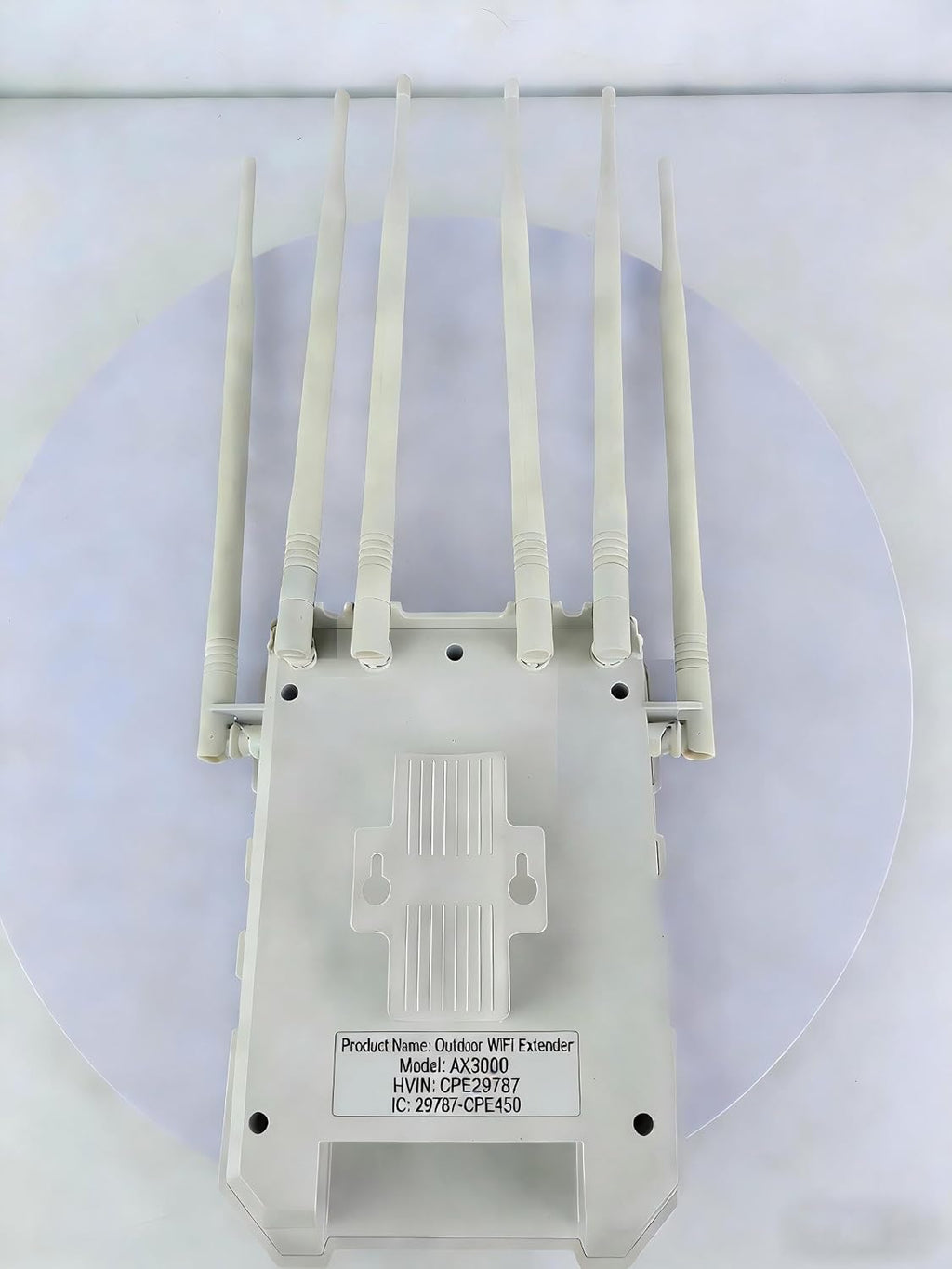 Extensor WiFi AX3000 Amplificador de señal WiFi 6 Extensor para exteriores, punto de acceso Gigabit inalámbrico al aire libre, IP65 resistente a la intemperie, con PoE, para Starlink, cámara, garaje