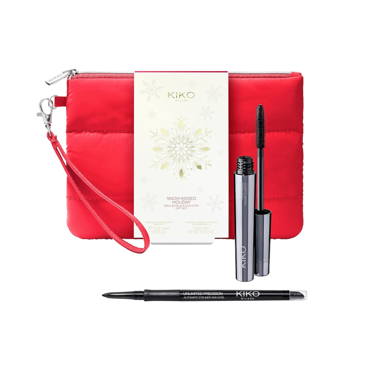 KIKO Milano |Now-Kissed Holiday Skiglam Black Duo Eyes Gift Set|Set...