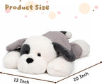 Juguete de peluche con peso para perro gris (20 pulgadas, 4