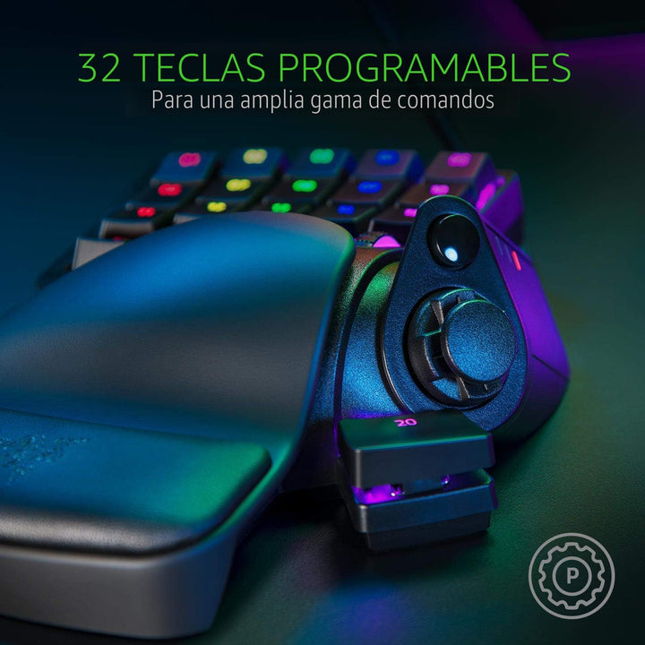 Teclado para juegos Razer Tartarus Pro: Interruptores de teclas ana...