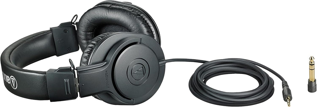 Audio-Technica ATH-M20x Auriculares profesionales para monitor de e...