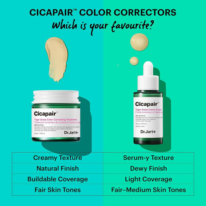 Dr. Jart+ Cicapair Soothing Color Correcting Treatment SPF 30 with...