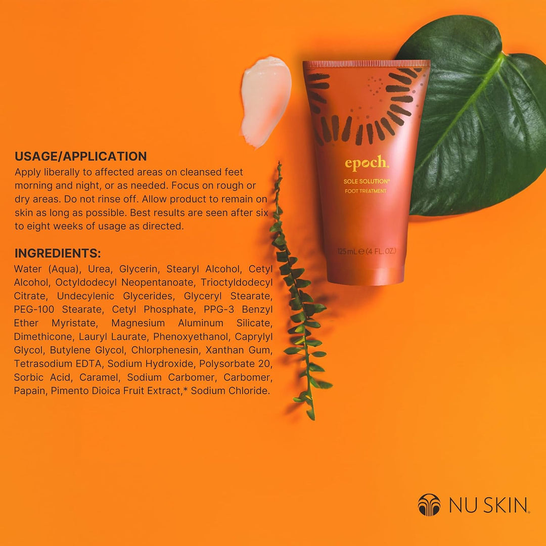 Nu Skin Epoch Sole Solution Tratamiento para pies | Crema hidratant...