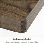 Juego de backgammon de nogal de lujo, tablero de madera con estuche de viaje, cubo doble