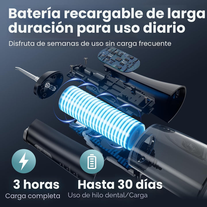 Onlyone - Irrigador dental con presión de agua ajustable para el cu...