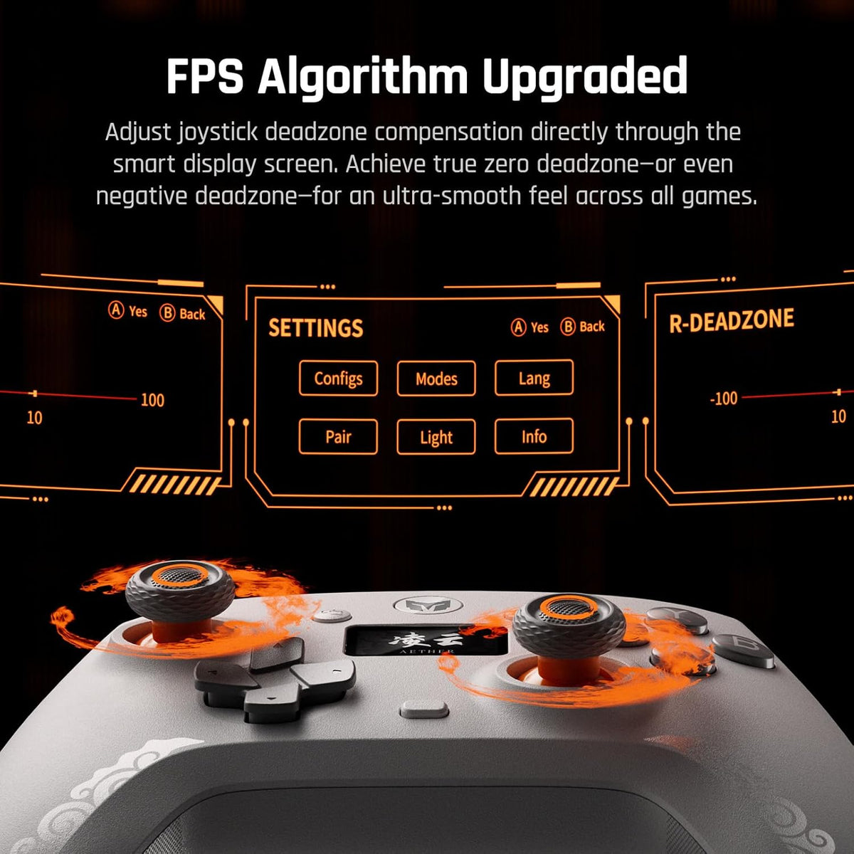 BIGBIG WON Wireless Gaming Controller with LCD Display \u2013 Hall...