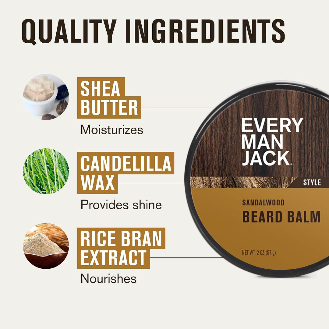 Every Man Jack - Juego de regalo para el cuidado de la barba para h...