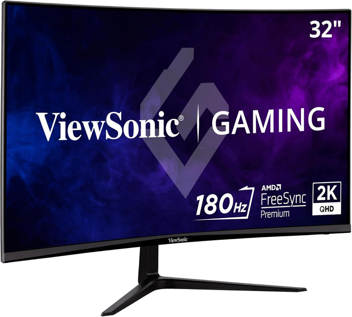 ViewSonic VX3218C-2K Monitor curvo para juegos de 32 pulgadas, 1440...