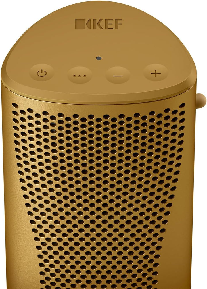 KEF Altavoz portátil de alta fidelidad Muo (neblina ámbar)