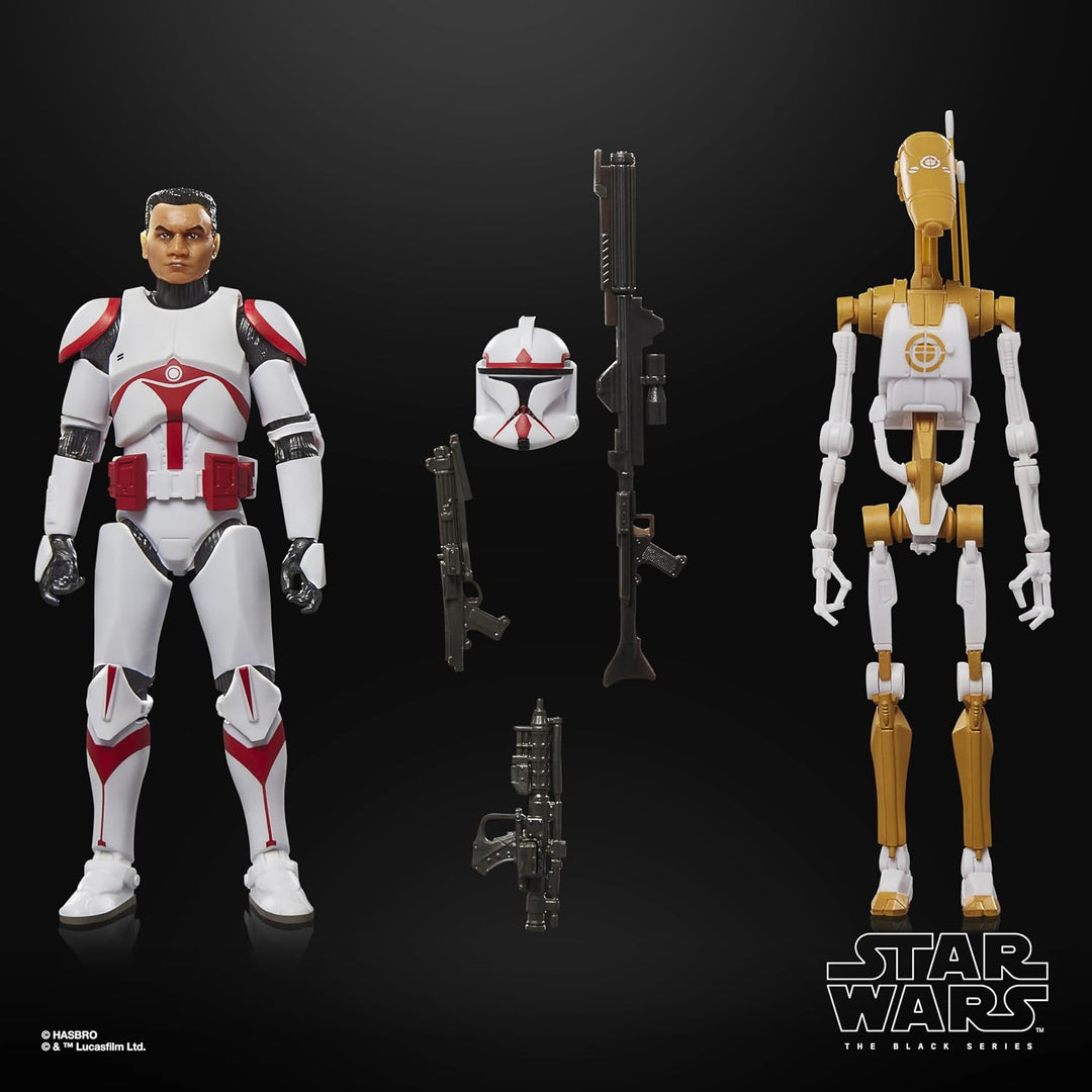 STAR WARS The Black Series Phase I Assault Trooper & Battle Droid O...