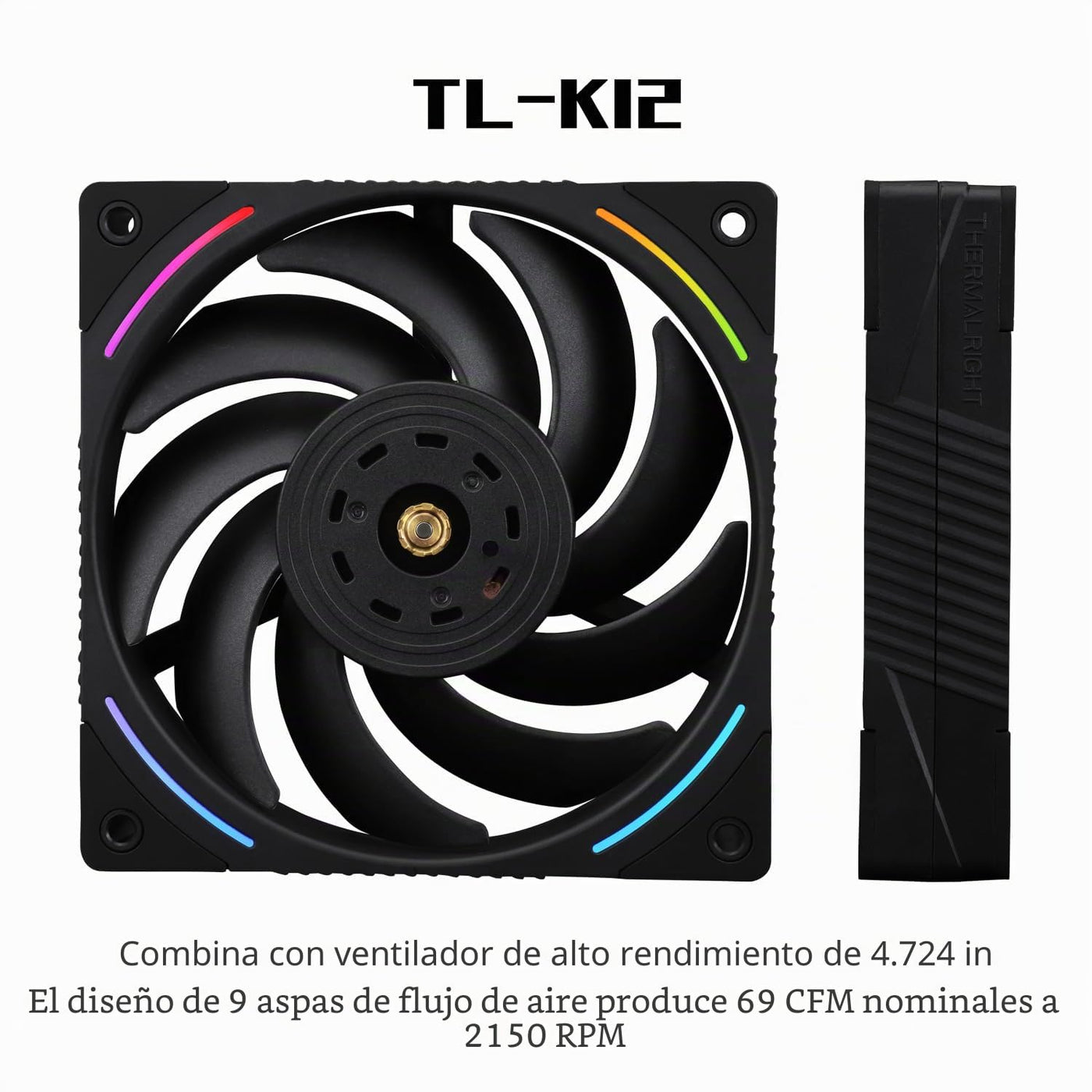 Thermalright Phantom Spirit 120 EVO Enfriador de aire para CPU, enf...