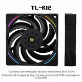 Thermalright Phantom Spirit 120 EVO Enfriador de aire para CPU, enf...
