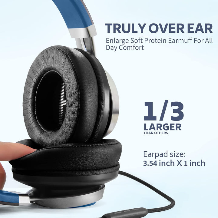 COOSII AC01 auriculares de diadema con cable, auriculares pasivos c...
