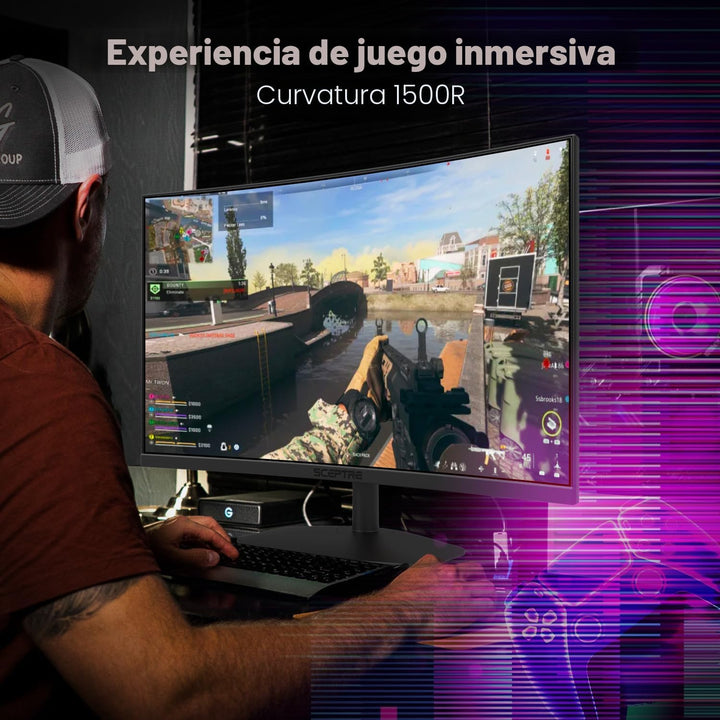Sceptre Nuevo Monitor Curvo para Juegos de 27 Pulgadas 1500R 100Hz...