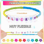 96 Pcs Pulseras de Amistad con Cuentas: Favors de Fiesta Inspiradores al por Mayor