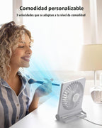 Koonie Ventilador USB, ventilador de escritorio pequeño ultra silen...