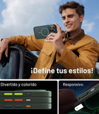 TORRAS Funda magnética a prueba de golpes para iPhone 15 Pro, grado mil