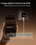 Anker Cargador de pantalla inteligente nano, cargador rápido USB C máximo