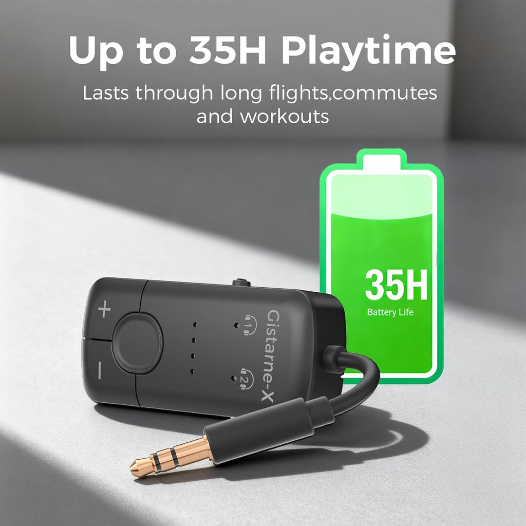 Adaptador Bluetooth de avión para 2 Airpods o auriculares