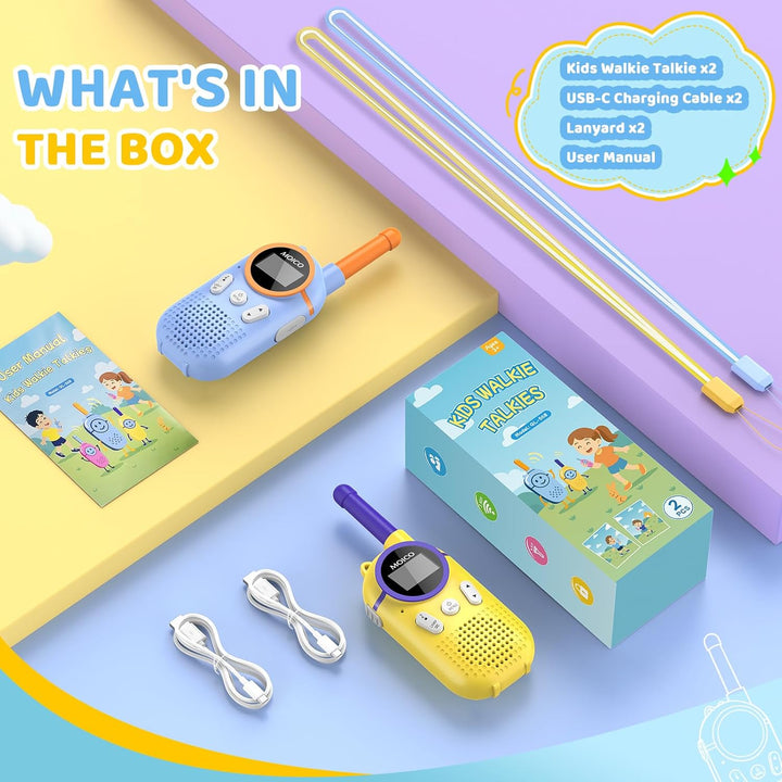 MOICO Juguetes para niños y niñas de 3 a 12 años, Walkie Talkies re...